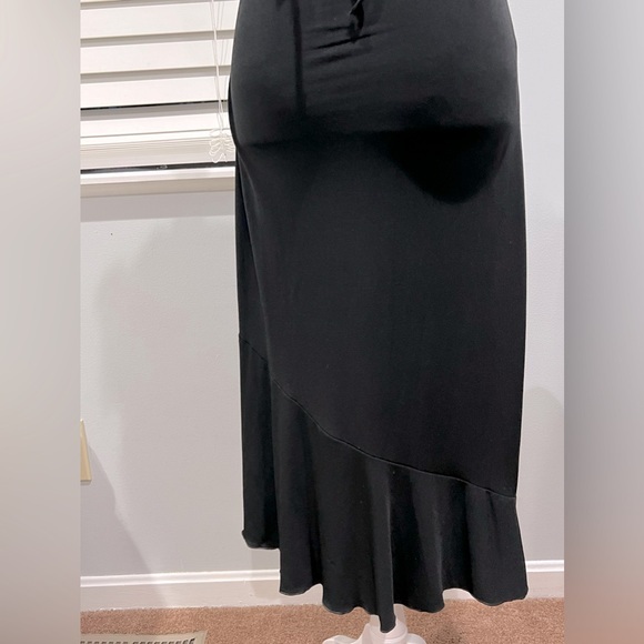 Vintage Y2K Moda International Black Midi Dress - Picture 9 of 10